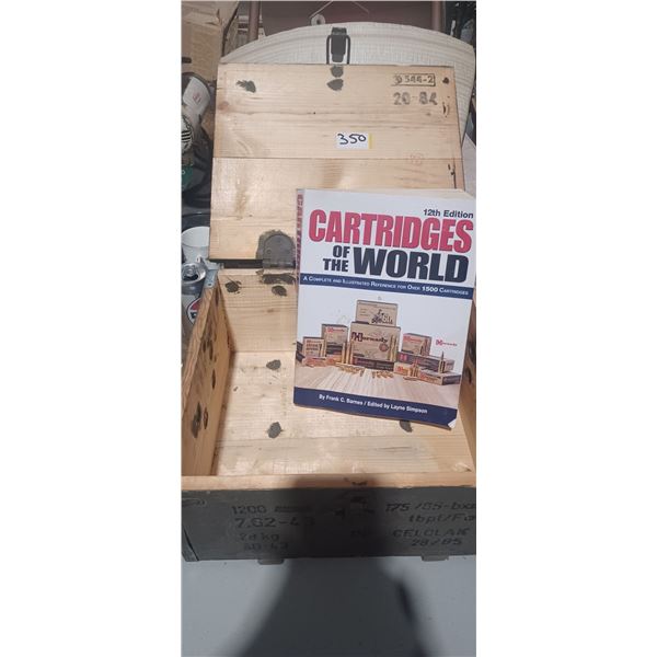 CARTRIDGE PRICING CATALOG AND WOOD AMMO BOX