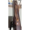 Image 2 : DARK LEATHER HARD SHOTGUN CASE C/W STRAP ( LEG OF MUTTON)