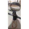 Image 1 : BLACK REVOLVER HOLSTER, BELT AND AMMO BELT