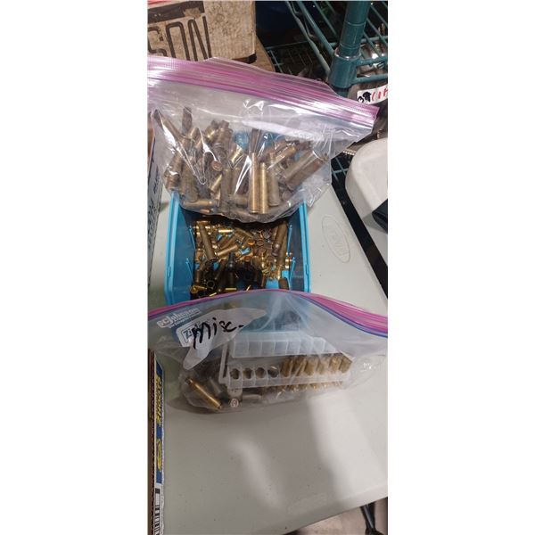 ASSORTED 45 APC, 308 AND OTHERS BRASS