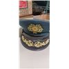 Image 6 : WW II MEMORBILIA MILITARY HAT C/W APM BAGDE AMERICAN PEACE MOBILIZATION EST 1940