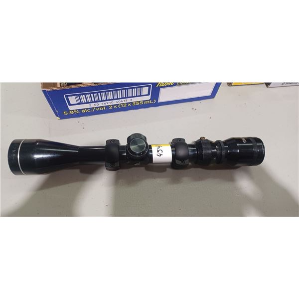 TASCO 3-9X40  POWER SCOPE C/W RINGS
