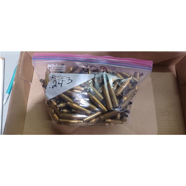 5 LBS OF 243 BRASS