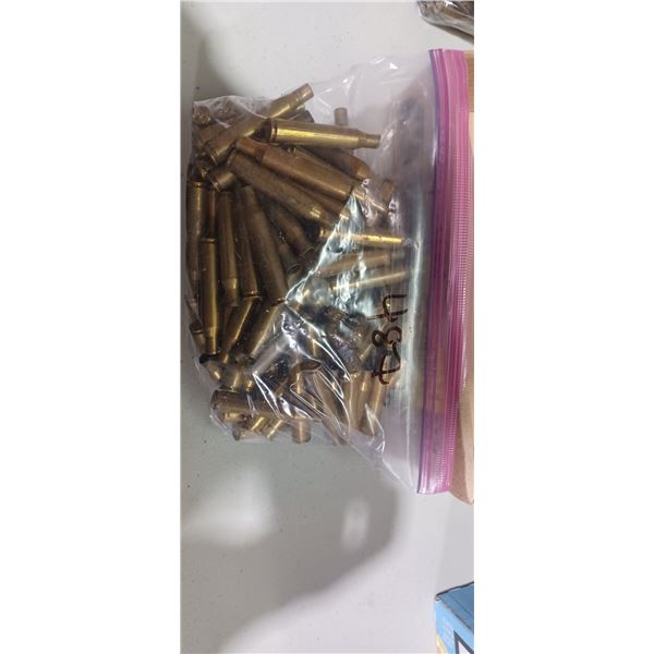 APPROX 130 ROUNDS OF 270 BRASS