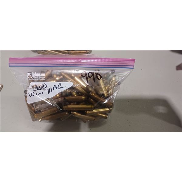 APPROX 100 ROUNDS OF 300 WIN BRASS