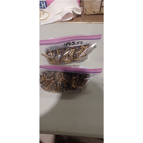 7.5 LBS OF 2 BAGS 38 SPECIAL BRASS