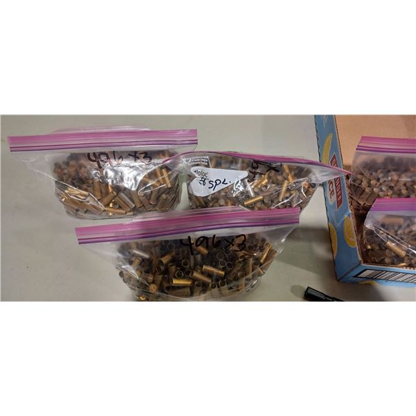 12  LBS OF 3 BAGS 38 SPECIAL BRASS