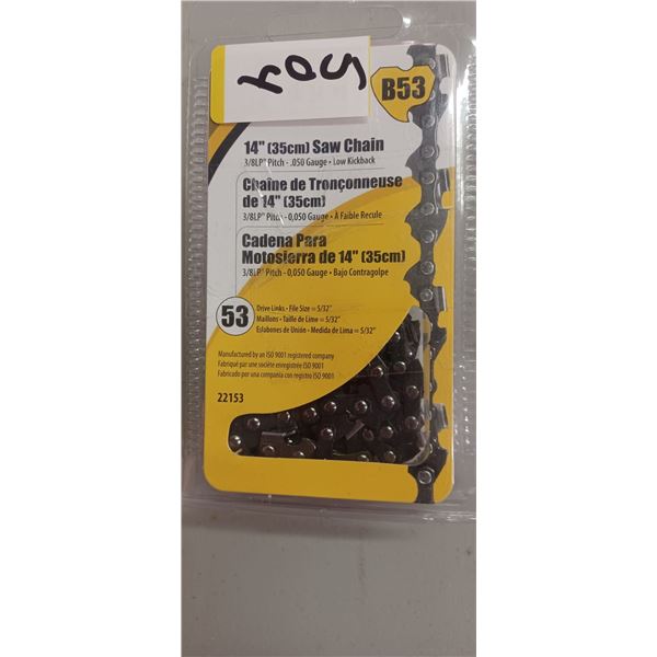 3 SETS OF 12 INCH CHAIN SAW CHAINS