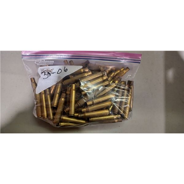 APPROX 120 ROUNDS OF 30-06 CAL CASINGS