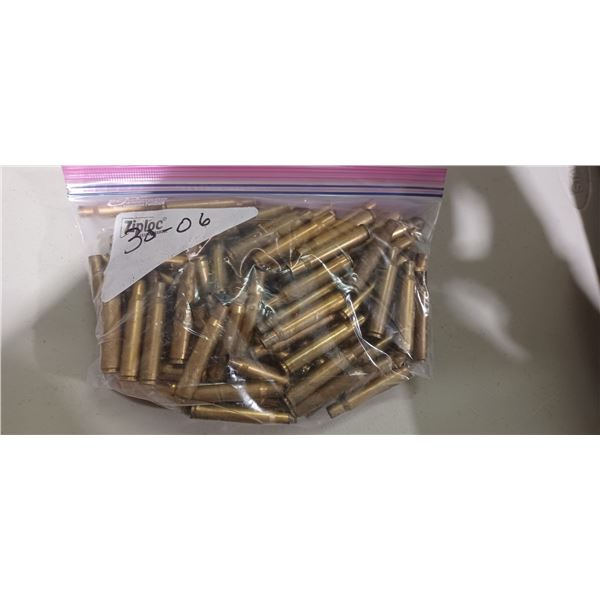 APPROX 120 ROUNDS OF 30-06 CAL CASINGS