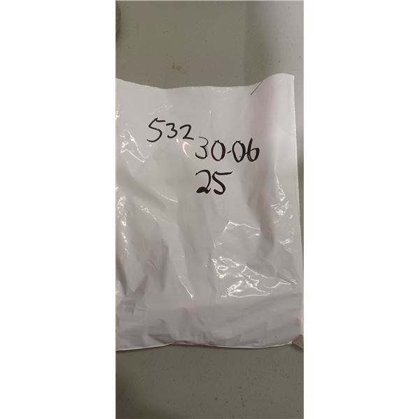 25 ROUNDS OF 30-06 AMMO