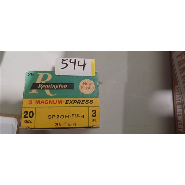 REMINGTON # 4  3 INCH MAGNUM 20 GA  SHOT GUIN AMMO