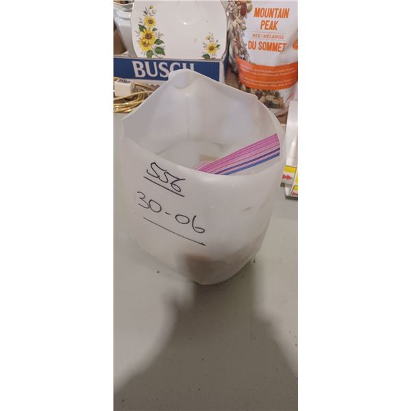 17 LBS OF 30-06 BULLETS AND WAD CUTTERS