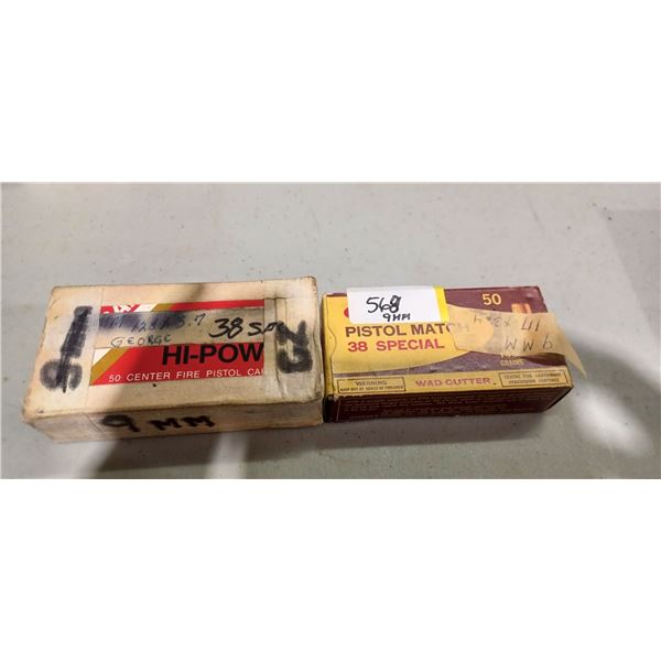 100 ROUNDS OF 9MM HAND LOADS PAL REQUIRED AND NO SHIPPING