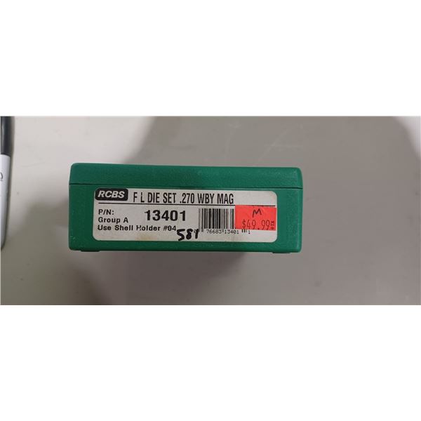 RCBS 2 DIE SET 270WBY MAG