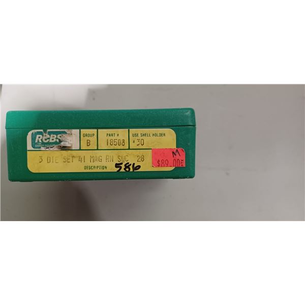 RCBS  3 DIE SET 41MAG RN SWC