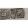 Image 2 : 2 WW II BELT BUCKLES IRON METAL GERMAN