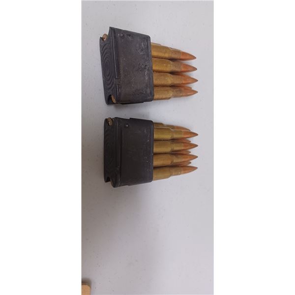 TWO M1 GRAND  8 SHOT LOADED CLIPS PAL REQD NO SHIPPING