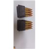Image 1 : TWO M1 GRAND  8 SHOT LOADED CLIPS PAL REQD NO SHIPPING