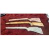 Image 1 : THREE WINCHESTER STOCKS - MODEL UNKOWN - HAS WINCHESTER BUTT STOCK PLATE ON ONE STOCK