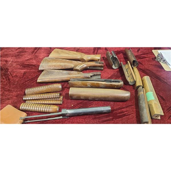 ASSORTED STOCKS AND FOREGRIPS - PLEASE SEE IMAGES