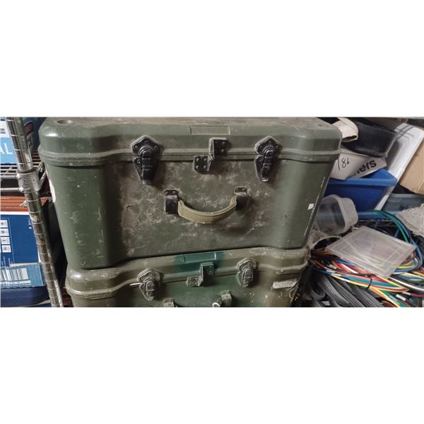 FOUR  MILITARY AMMO CASES