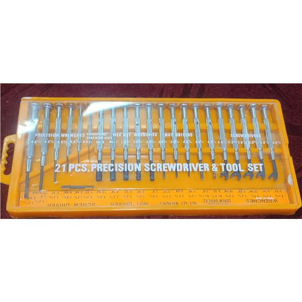 21PCS PRECISION SCREWDRIVER AND TOOL SET