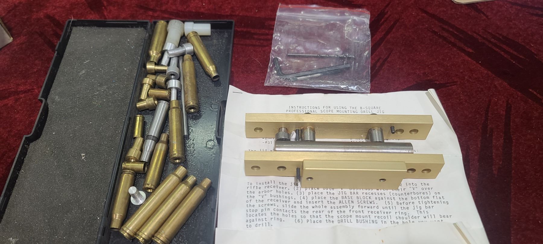 B-SQUARE PROFESSIONAL SCOPE MOUNTING DRILL JIG AND OTHER JIGS