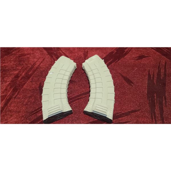 TWO  22LR MAGAZINES - ONE HAS BEEN WELDED TO BAR