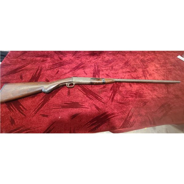 STEVENS 12 GA SINGLE SHOT SN 544 MISSING SAFETY AND CRACKED FOREND 30 INCH