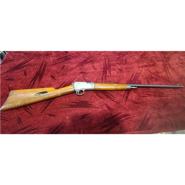 WINCHESTER MOD 1903  22  AUTOMATIC SN 106196 MATCHING 19 INCH ORIGINAL BUTT PLATE, REPAIRED STOCK