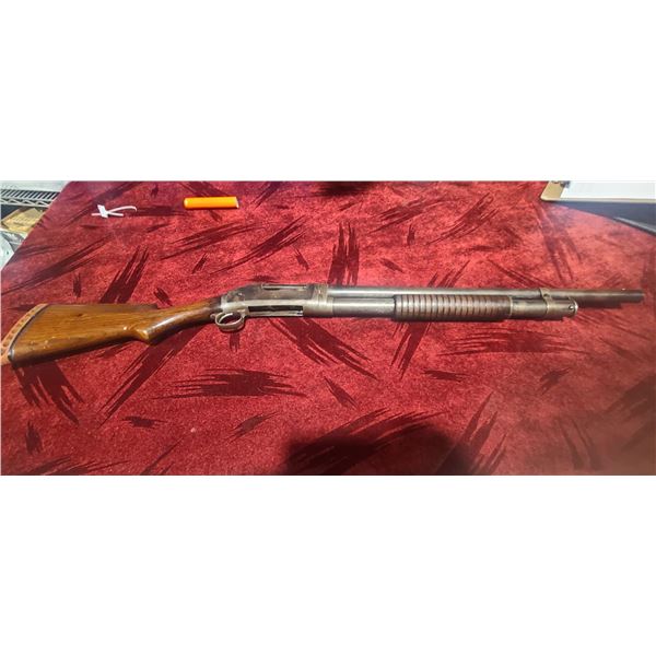 WINCHESTER MODEL 1897 12 GA MODIFIED PUMP 19 INCH BARREL SN 190039 MATCHING