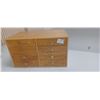 Image 2 : 8 DRAWER OAK REAMER CABINET 10" X 10 X 16"