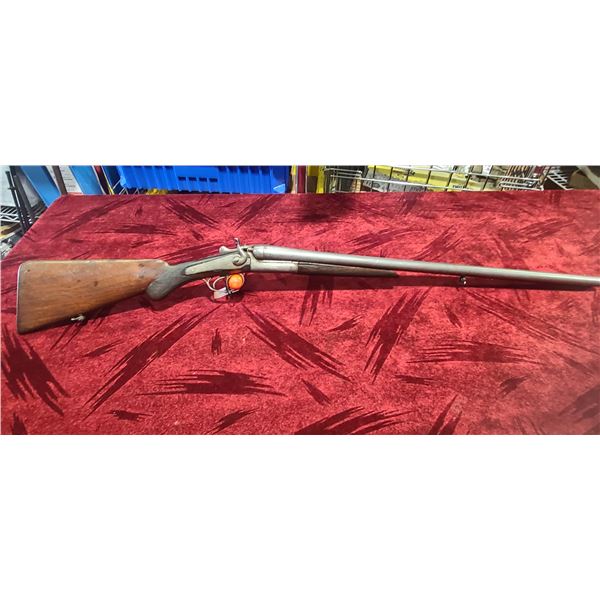 NEWMAN DOUBLE HAMMER SHOTGUN  SN 9448, 25 INCH BARREL   (314)