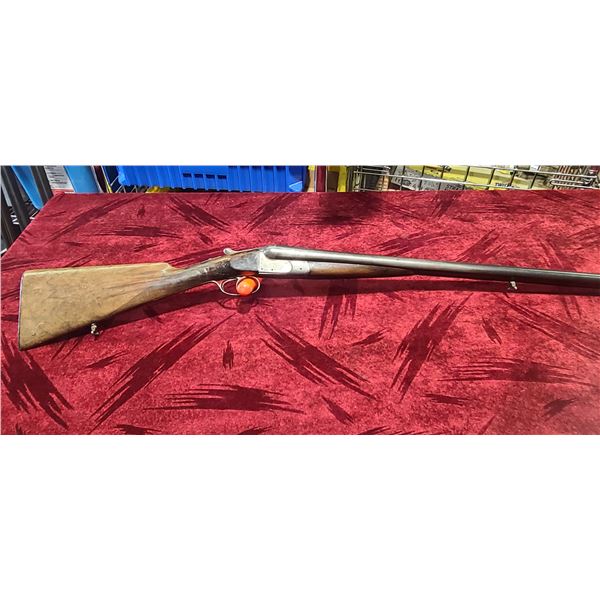 JL SCHWARD SIDEXSIDE 12 GA  SN 1859 29 INCH BARREL NICE ENGRAVING/ GOOD CONDITION (27)