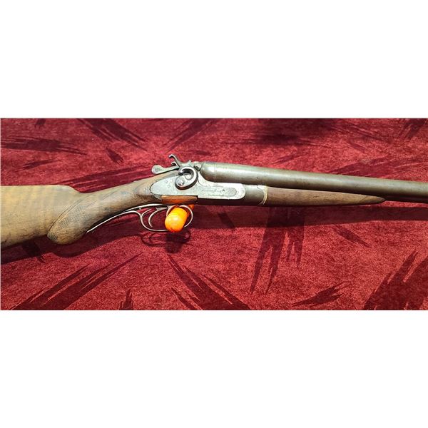 J.MANTON DOUBLE HAMMER SHOT GUN  SN 5536 26 INCH BARREL STOCK LOOSE (406)