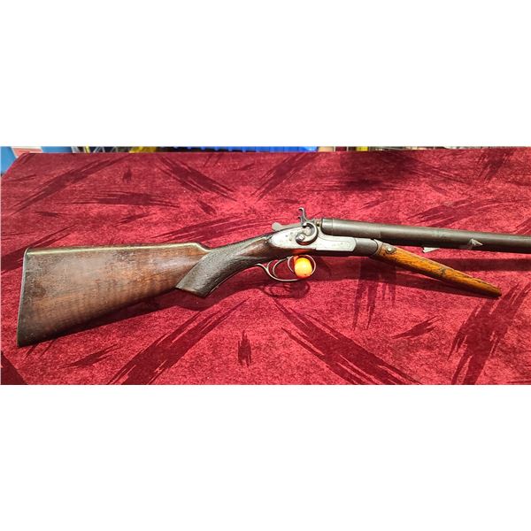 MANHATTEN ARMS DOUBLE HAMMER GUN SN 9766 30 INCH BARREL  (348)