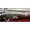 Image 24 : DAMASCUS UNDER LEVER HAMMER GUN  STOCK BROKEN 28 INCH BARREL (349)