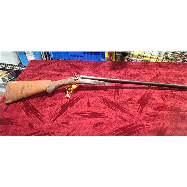 HUSQVARNA DOUBLE HAMMER UNDER LEVER 12 GA GUN,  SN 43917, 30 " BARREL VERY NICE CONDITION (300)