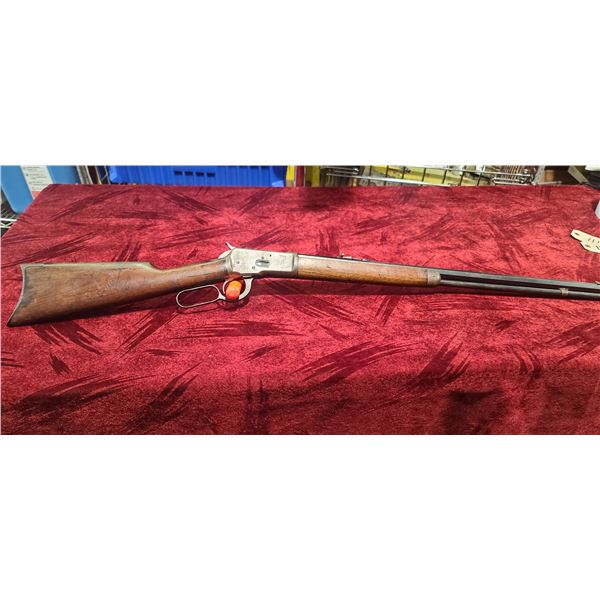 WINCHESTER 1892 25/20 WCF, 26 IN OCTAGONAL BARREL SN 761781, TEST FIRED, VERY GOOD CONDITION (D67),