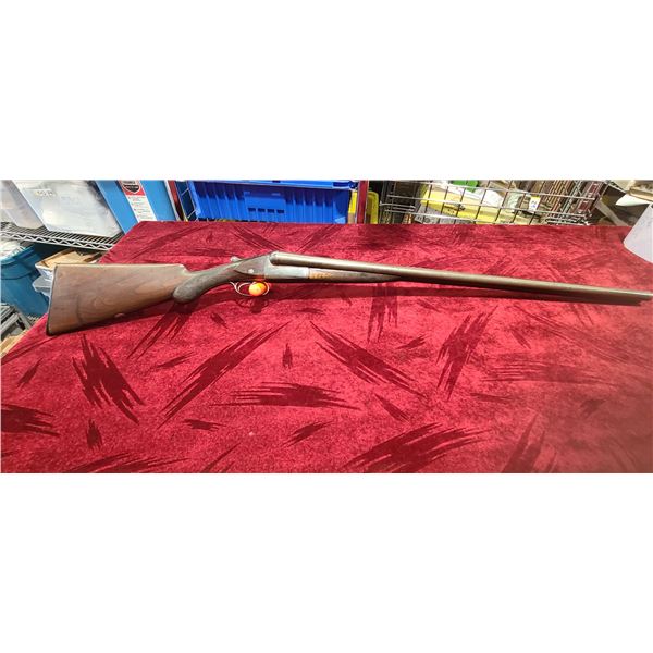 GREENER 12 GA 2 1/2 INCH  CHAMBER SIDE LOCK SN 43674 , 30 INCH, ALL ORIGINAL VERY NICE (D99)