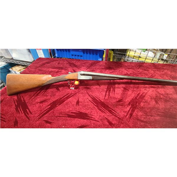 JEFFERY &CO SIDE XSIDE , SIDE LOCK 12 GA  SHOTGUN, SN 3843, 28 IN BARREL, ORIGINAL, GOOD  (39)