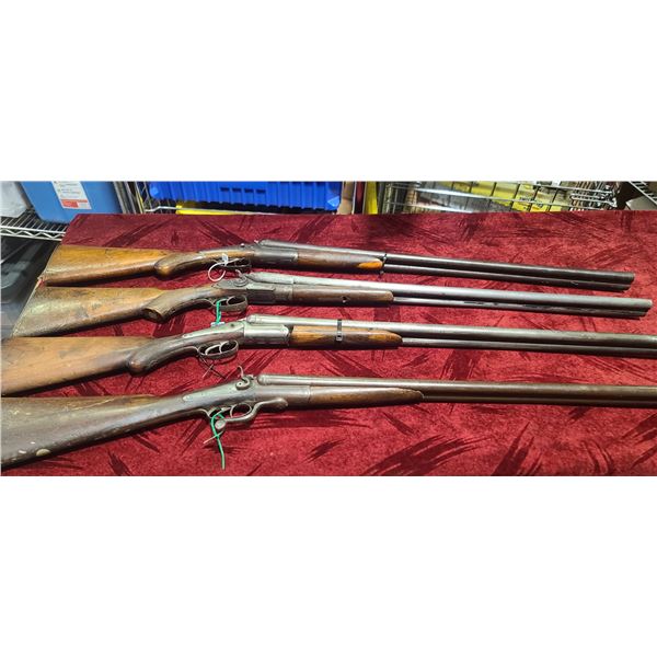 4- PARTS DOUBLE HAMMER GUNS ALL MISSING HAMMER PARTS  SEE DETAILS  (363, 364, 296, 297)