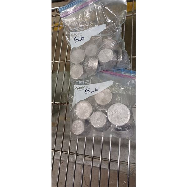 10 LBS OF LEAD INGOTS