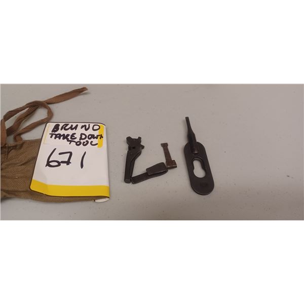 BRUNO TAKE DOWN TOOL PLUS SET TRIGGER AND 2 TRIGGER SPRINGS