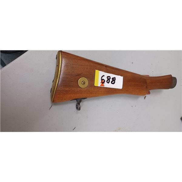 LEE ENFIELD #3 MARK 1 STOCK C/W BUTT PLATE, SWIVEL,AND DISK GOOD CONDITION