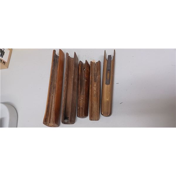 5 ASSORTED SHOTGUN FORENDS JC HIGGINS, COOEY, REMINGTON AND CIL
