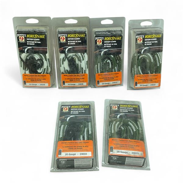 Assorted Hoppe's Bore Snake Shotgun Cleaner X 6 Qty