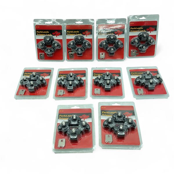 Parklands Trigger Locks, 4 Pack X 10 Qty