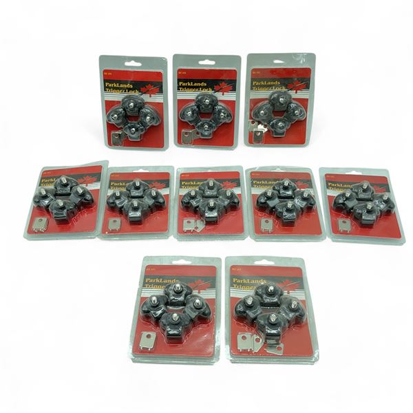 Parklands Trigger Locks, 4 Pack X 10 Qty